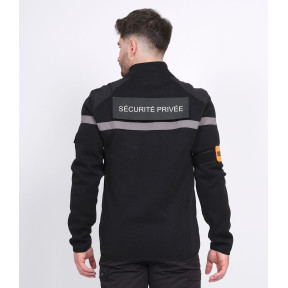 Colete de micro-polar Segurança Privada NEVADA V2 - Preto - Force Series