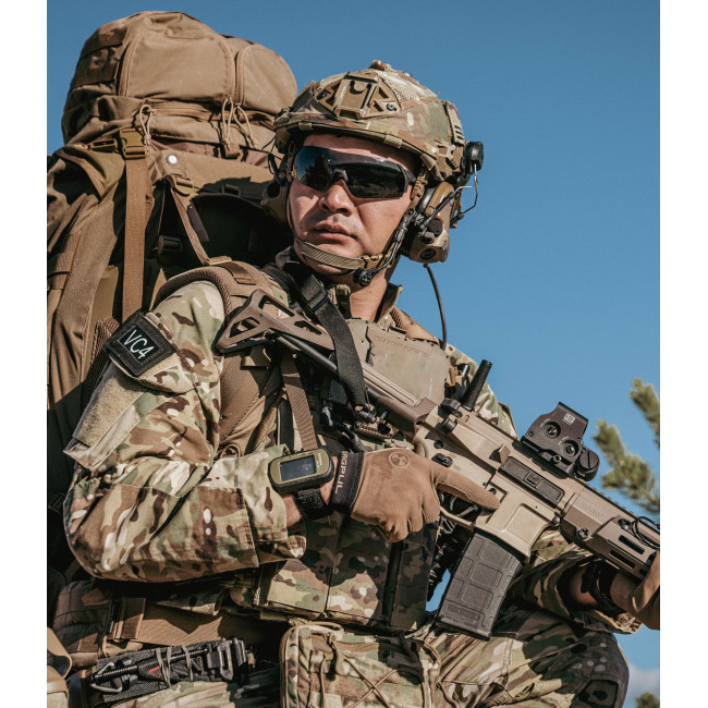 Lunettes balistiques Urgent Fury avec monture conifer et verres fumés - Edge Tactical