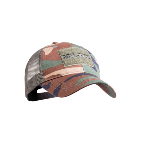 Baseball cap Trucker - Woodland - Miltec