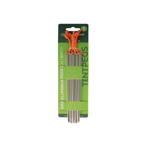 Lote de 5 estacas de tenda em alumínio 16cm - Highlander Outdoor