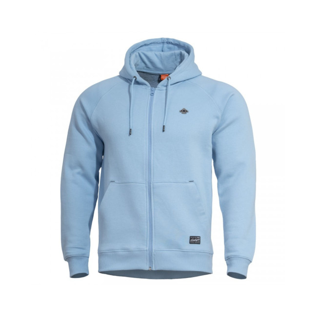 Felpa con cappuccio Phaeton con zip - Blu Laguna - Pentagon