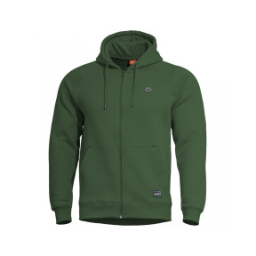 Sweat à capuche Phaeton avec zip - Vert Springbok - Pentagon