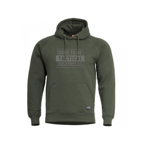 Felpa con cappuccio Phaeton Dare To Be Tactical - Verde Mimetico - Pentagon