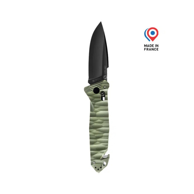 Couteau de poche C.A.C.® (lame lisse) - Vert Olive - TB Outdoor Couteau de poche C.A.C.® (lame lisse) - Vert Olive - TB Outdoor