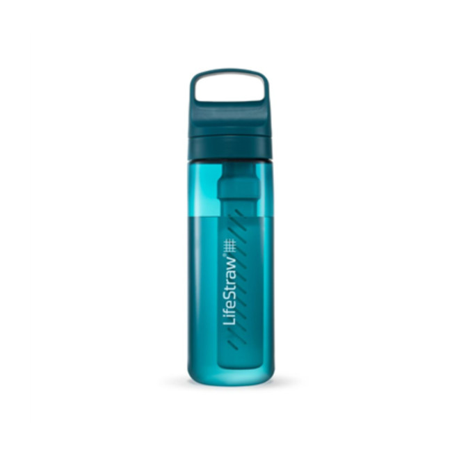 Garrafa filtrante 650mL Go Series - Azul Lagoa - LifeStraw