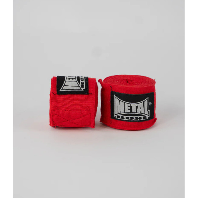 FAIXA DE BOXE 2.50 VERMELHA - METAL BOXE