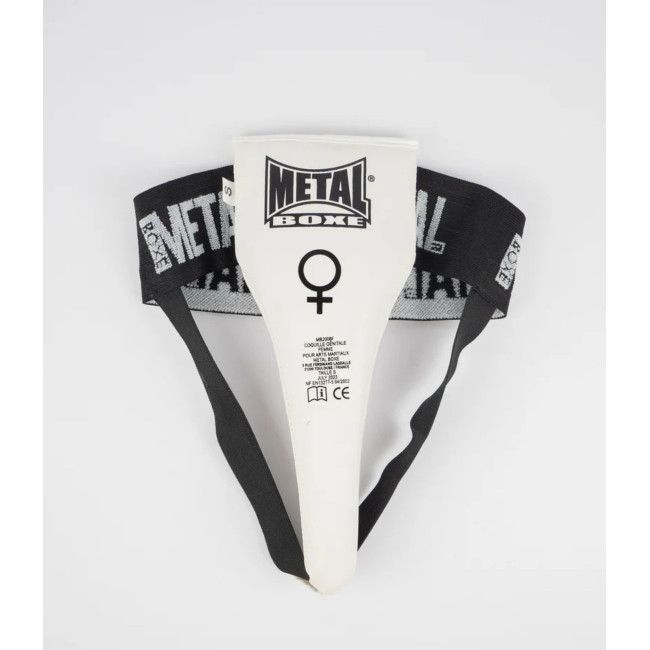 Ochraniacz Krocza Damski Biały - Metal Boxe