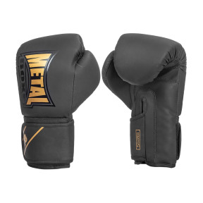 GUANTE DE ENTRENAMIENTO STARTER NEGRO/DORADO - METAL BOXE