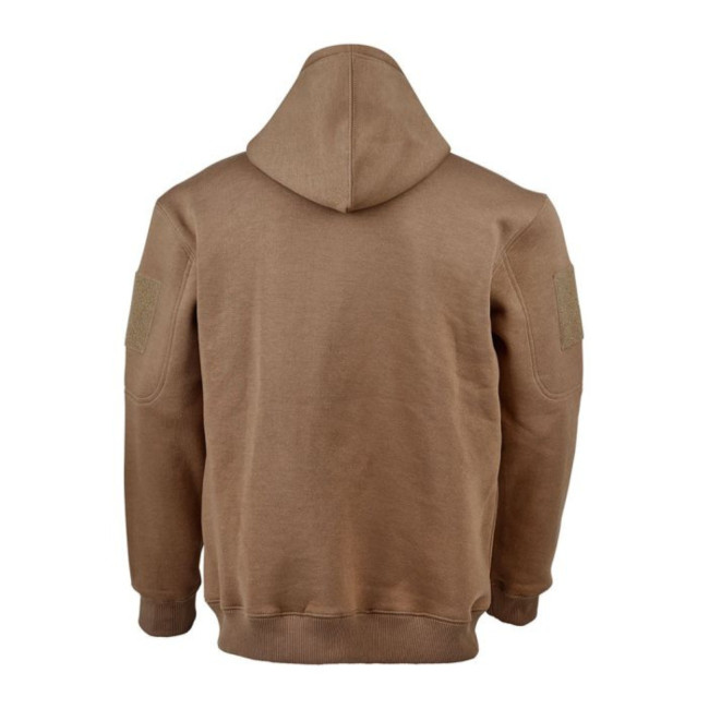 Sweat à capuche zip coyote - Ares