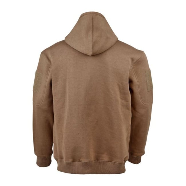 Sweat à capuche zip coyote - Ares
