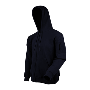 Hoodie met rits marine - Ares