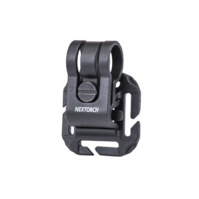 Système de fixation pour casque tactique et passants Molle pour lampe Glo-Toob - Noir - Nextorch