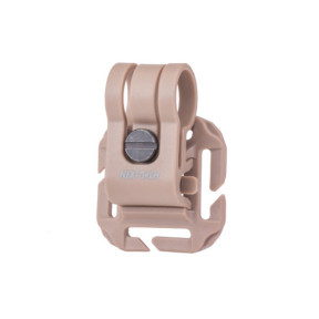 Sistema di fissaggio per casco tattico e passanti Molle per torcia Glo-Toob - Tan - Nextorch