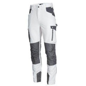 Calça de trabalho LEONARD - Branco - Nine Worths