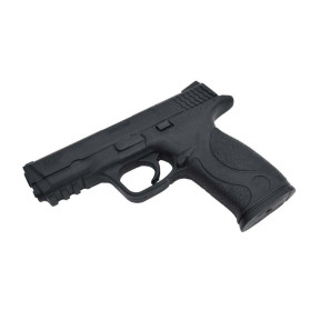 PISTOLA DE BORRACHA 19 cm - METAL BOXE