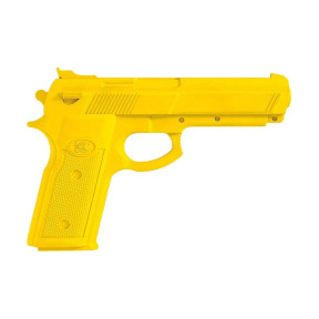 Rubber Pistool 23 Cm Geel - Metal Boxe