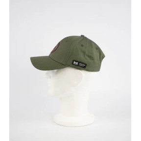GORRA PARCHE CUERO CAQUI - METAL BOXE