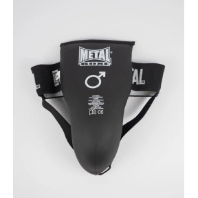Herren-Tiefschutz Semi-Pro Schwarz - Metal Boxe