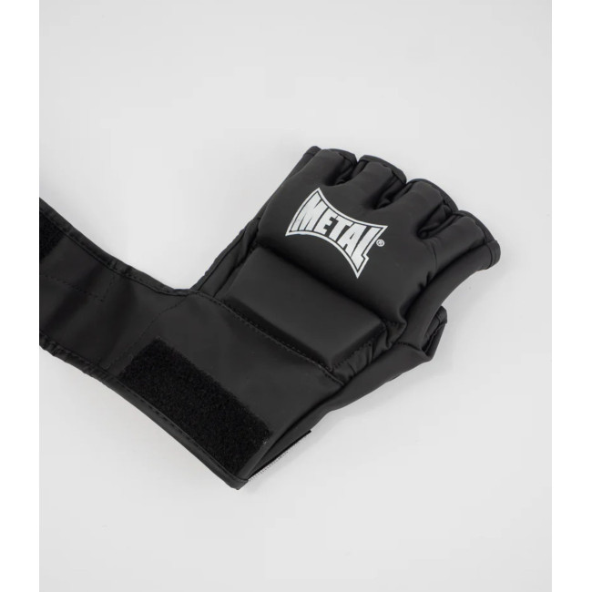 MMA Handschuh Schwarz Black Light - Metal Boxe