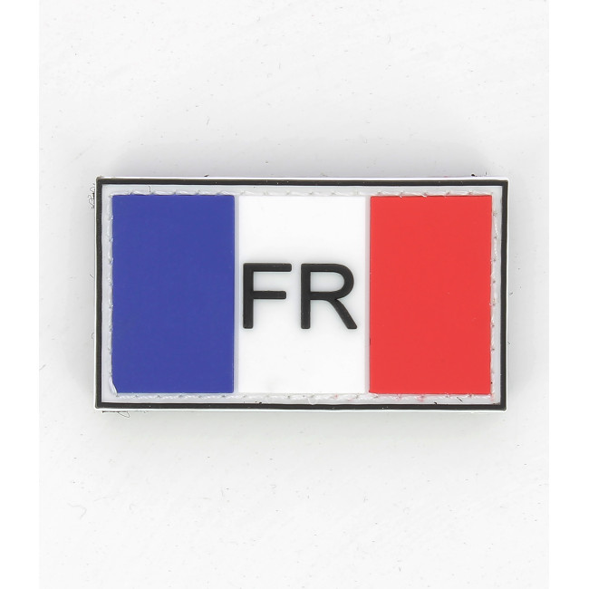 3D PVC-Patch: kleine französische Flagge - 101 Inc