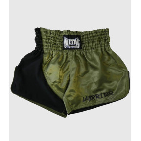 Spodenki Kick Warrior Czarne/Kaki - Metal Boxe