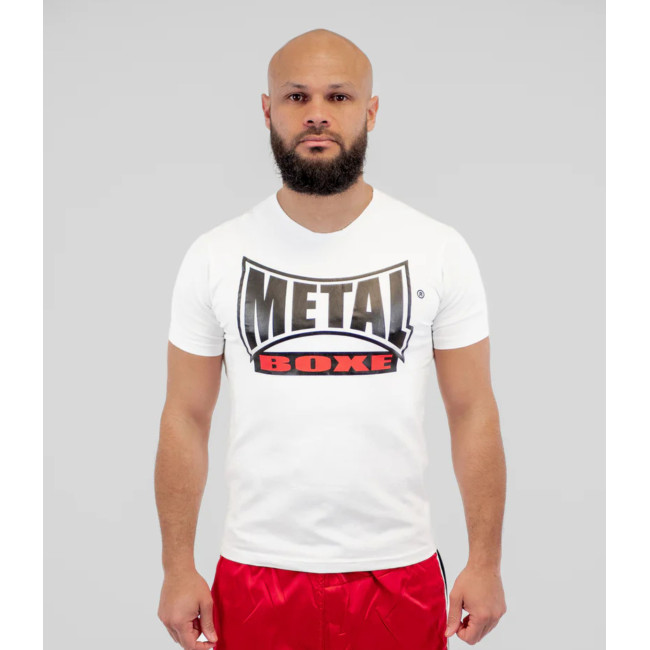 CAMISETA NEW VISUAL BLANCA - METAL BOXE