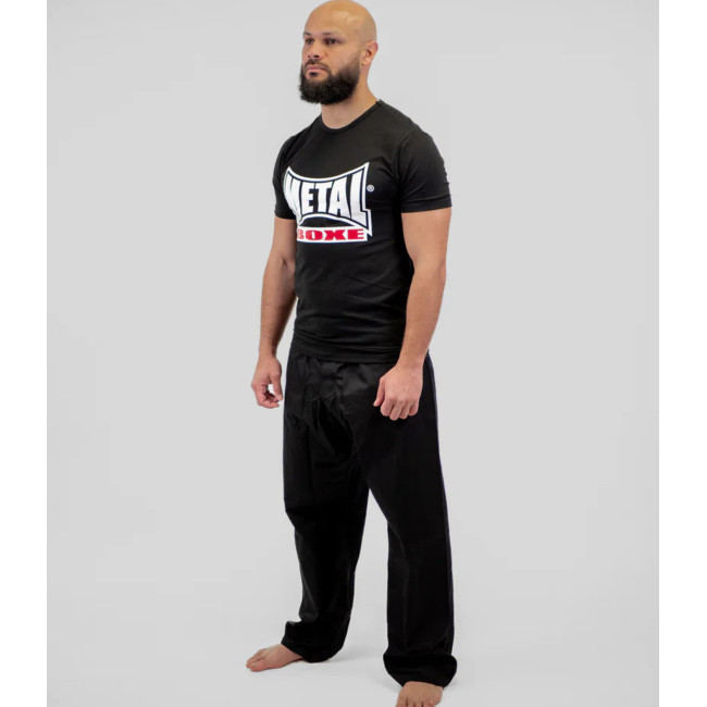 T-SHIRT NEW VISUAL PRETO - METAL BOXE