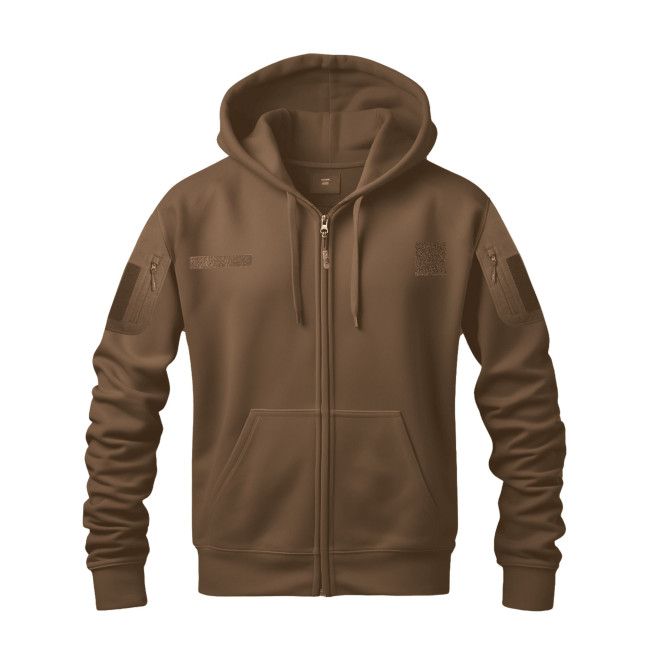 Sudadera militar Spider con cremallera y velcro - Coyote - OPEX