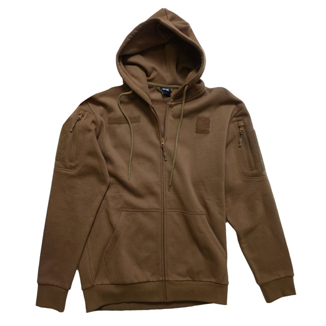 Militärischer SPIDER Sweater coyote mit Reißverschluss - Patrol Equipement