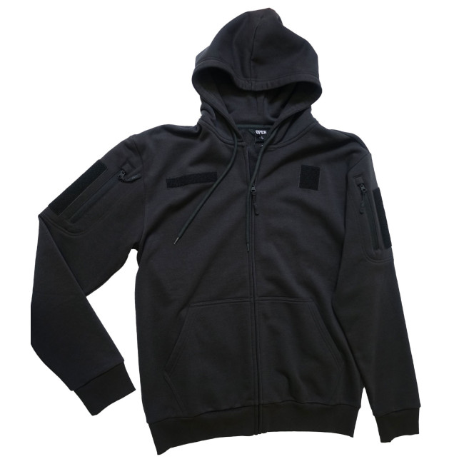 Bluza wojskowa SPIDER czarna z zamkiem - Patrol Equipement