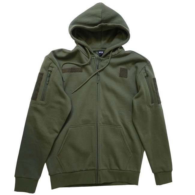 Militärischer SPIDER Sweater grün mit Reißverschluss - Patrol Equipement