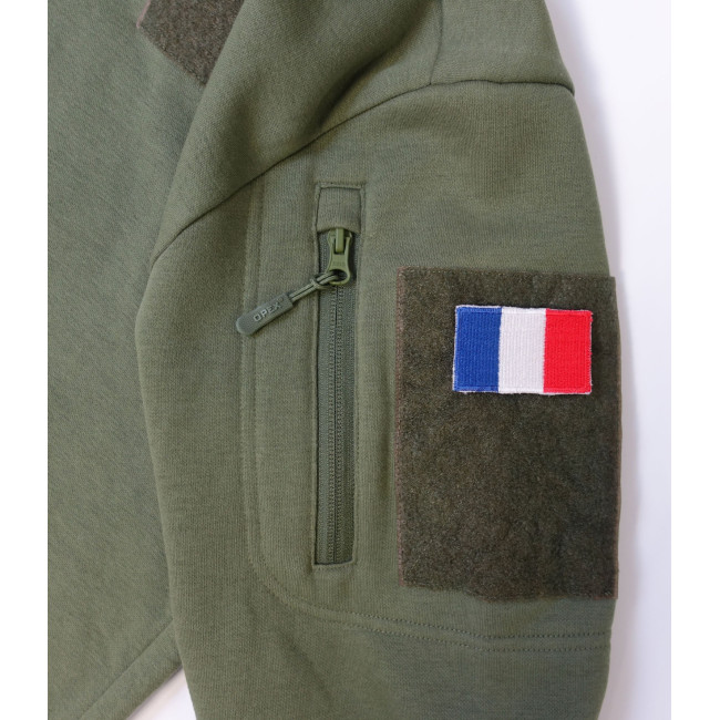 Sudadera militar Spider con cremallera y velcro - Verde Oliva - OPEX