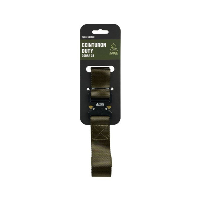 Cinto Duty caqui 38mm fivela Cobra - Ares