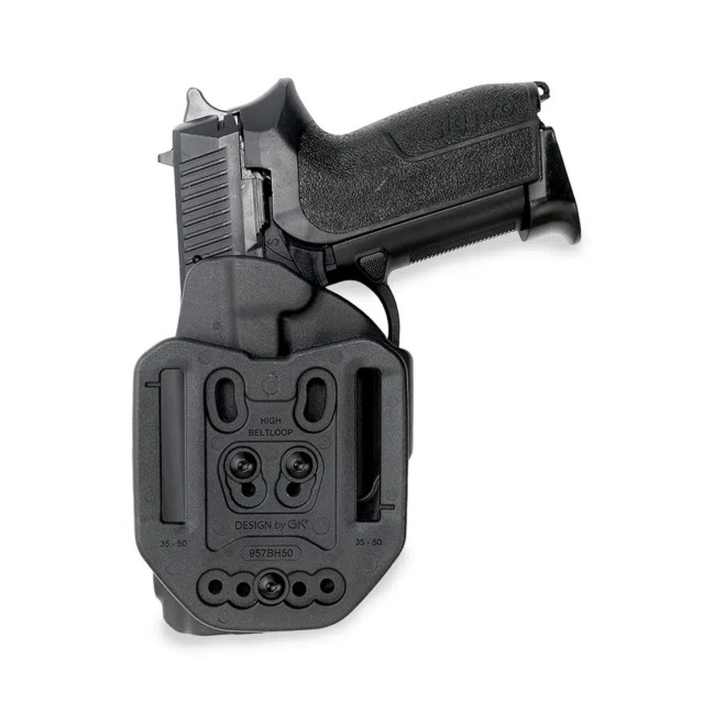 Ziviles Spritzguss-Holster mit Retention für Glock 17/19 - Schwarz - GK