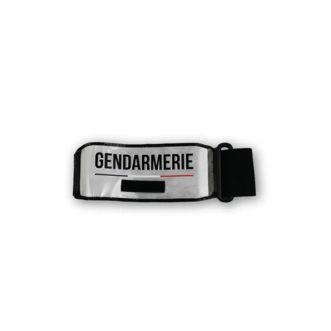Brassard Gendarmerie rétro-réfléchissant avec emplacement RIO - GK