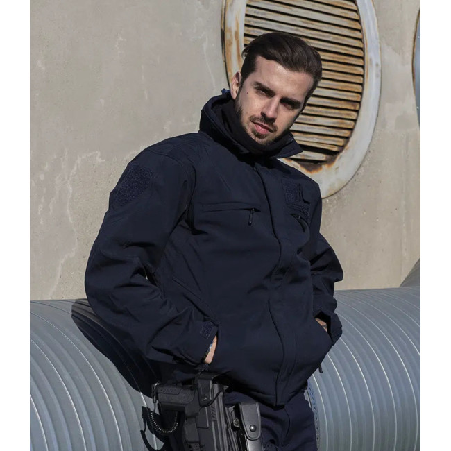 Giacca Softshell Polizia - Blu Navy - GK