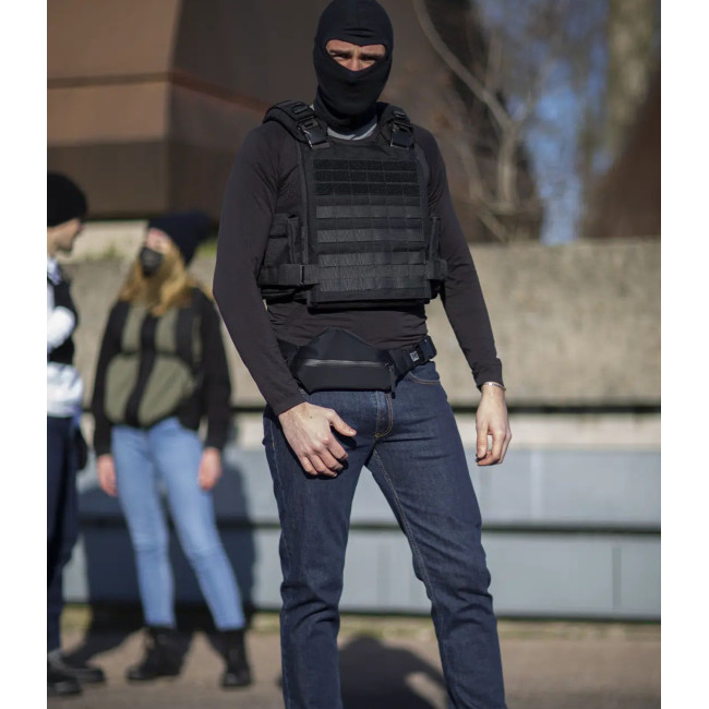 Cinturón discreto Slim Undercover - Negro - GK