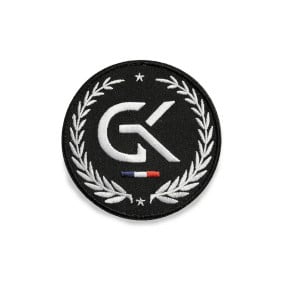 Emblema bordado - Preto - GK