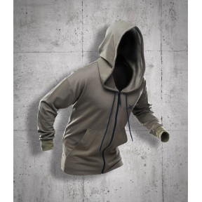 Bluza z kapturem Anonymous Undercover Damska - Oliwkowy - GK