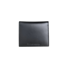 Porta tessere in pelle con alloggiamento per grado e medaglia - Nero - GK