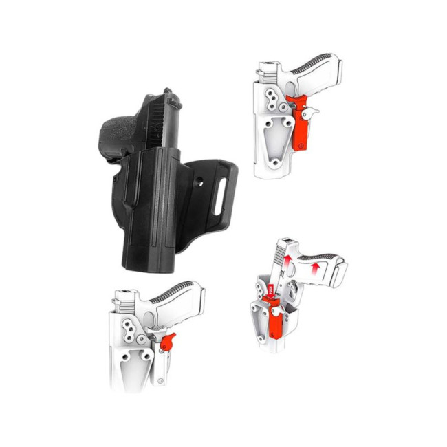 Holster mit doppelter Retention EB10 für Glock 17, 19 und 26 - King Cobra
