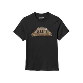 Tee shirt camo crest noir - 5.11 Tactical