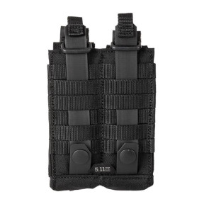 Pokrowiec na podwójny elastyczny uchwyt na magazynek (pistolet) - Czarny - 5.11 Tactical