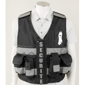 Gilet Thor Sécurité Privée - Noir - VVS