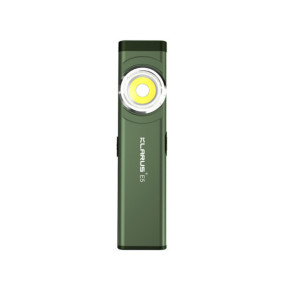 Lampe rechargeable à double source de lumière E5 - 600 lumens - Vert Olive - Klarus