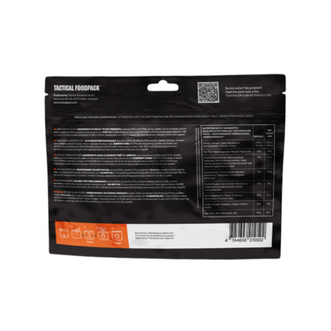 Ração máxima de sobrevivência - Carne de vaca e batatas - Tactical Foodpack