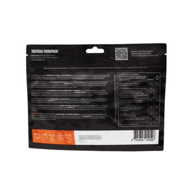 Maxi razione di sopravvivenza - Pasta alla bolognese - Tactical Foodpack