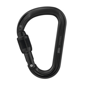 Moschettone Attache con bloccaggio Screw-Lock® - Nero - Petzl
