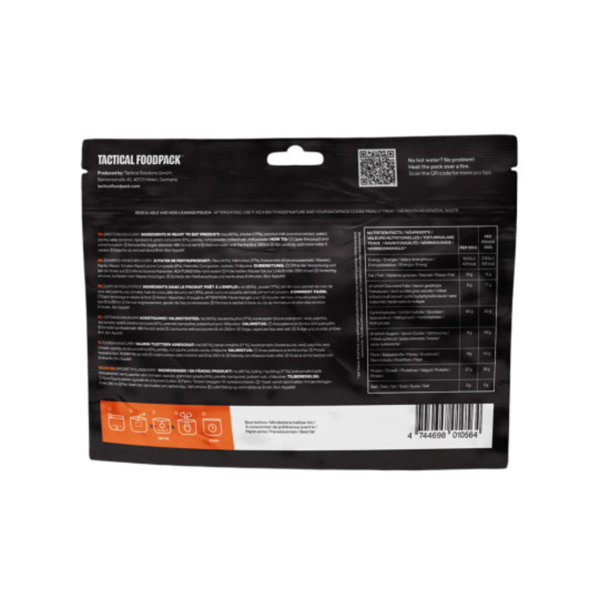 Ration de survie poulet et riz - Bünkl
