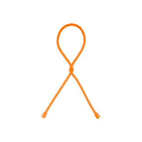 24'' Gear Twist - orange im 2er-Pack - Highlander